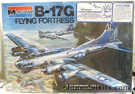 Monogram 1/48 B-17G Flying Fortress with Diorama Sheet, 5600 plastic model kit